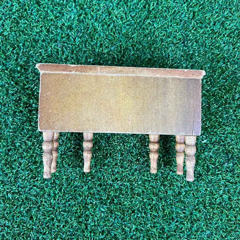 Vintage Wooden Miniature Dollhouse Sideboard Furniture